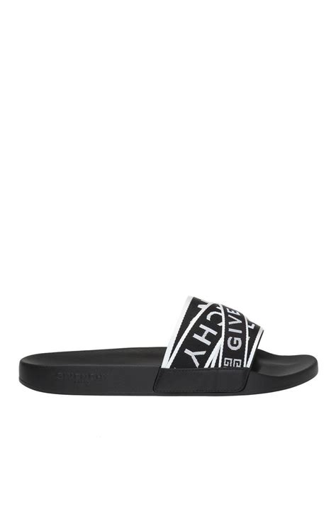 Givenchy slides white and black